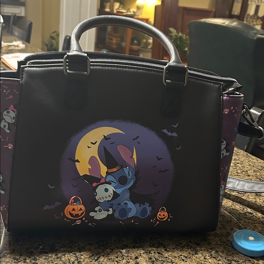 Disney Black Halloween stitch Women's Bag